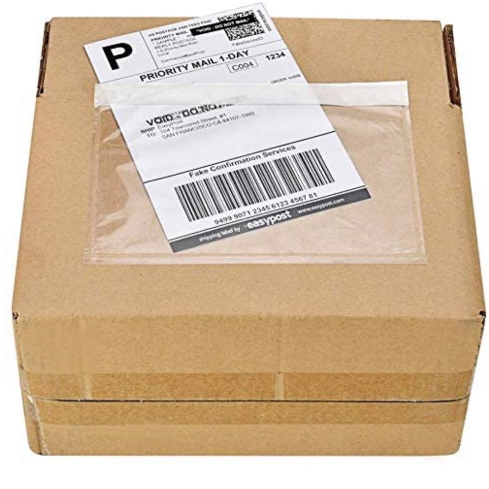 (200)7.5" x 5.5" Shipping Label Envelopes Pouches